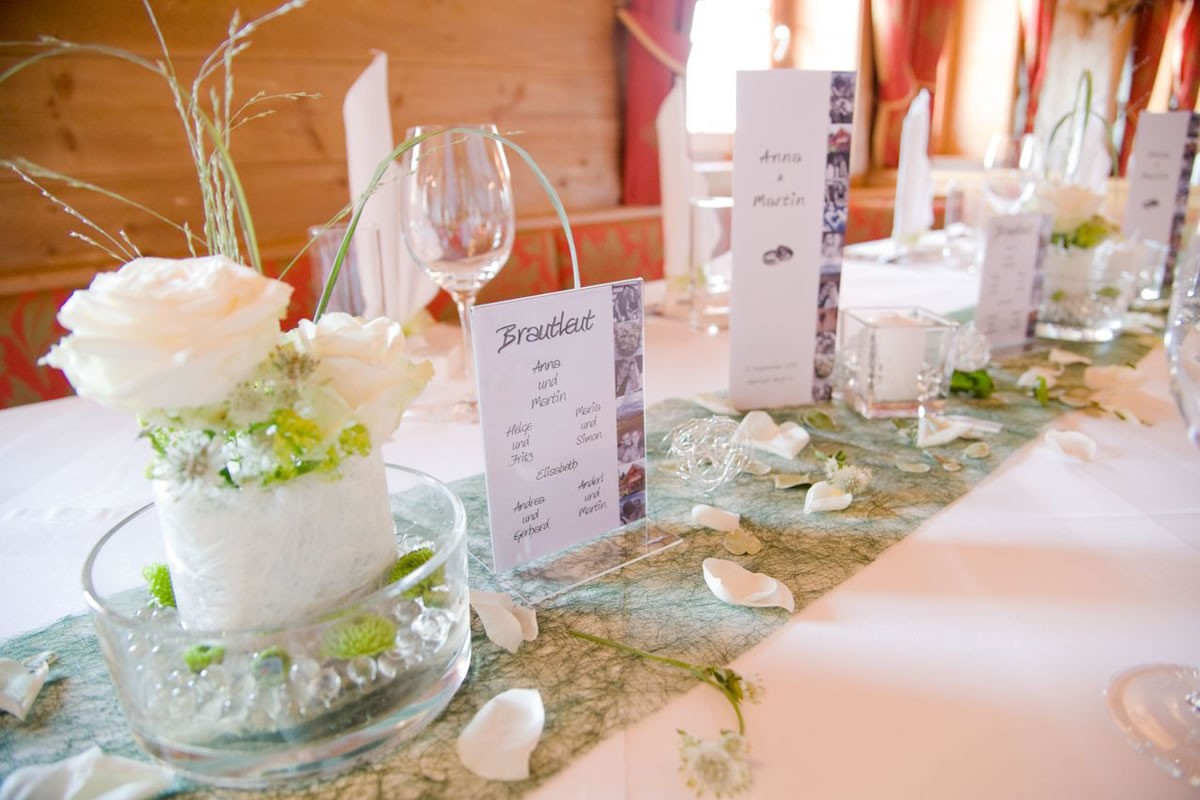 Hochzeitslocation am berg, keinprecht hotels schladming Steirische tischdeko für hochzeit
