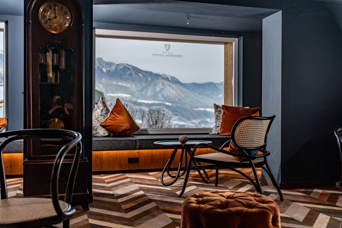Lobby im Alpin Style Hotel Erzherzog Johann