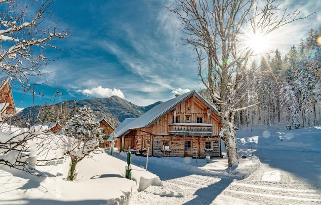 Almwelt Austria at Winter