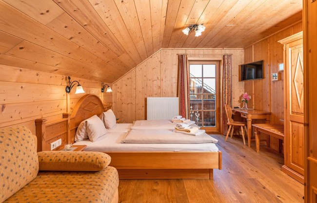 Hüttenzimmer in der Almhütte