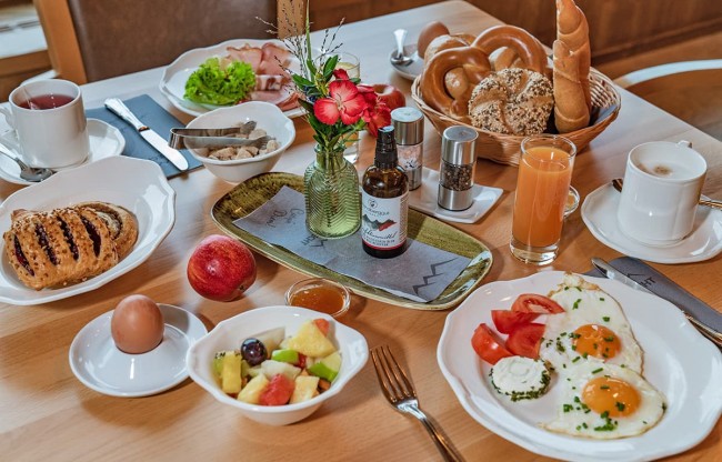 Alp breackfast at Almwelt Austria