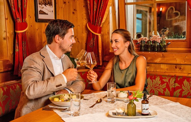 Dinner at Schnepf'n Alm