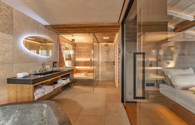 badezimmer mit sauna