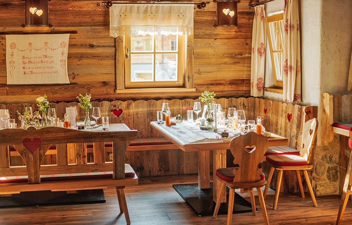 Beautifully set table