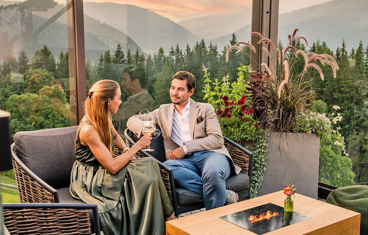 Romantische Stunden für Paare