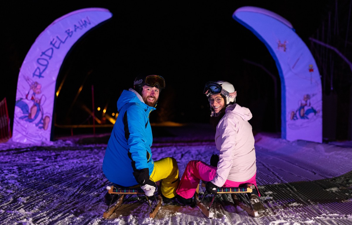 Abendrodeln am Galsterberg
