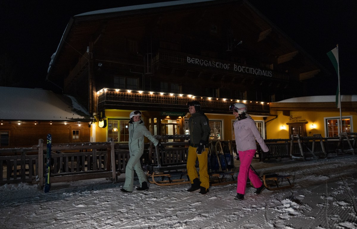 Nachtrodlen ab dem Berggsthof Bottinghaus