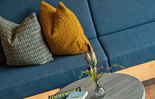 Gemütliche Sitzgelegenheiten