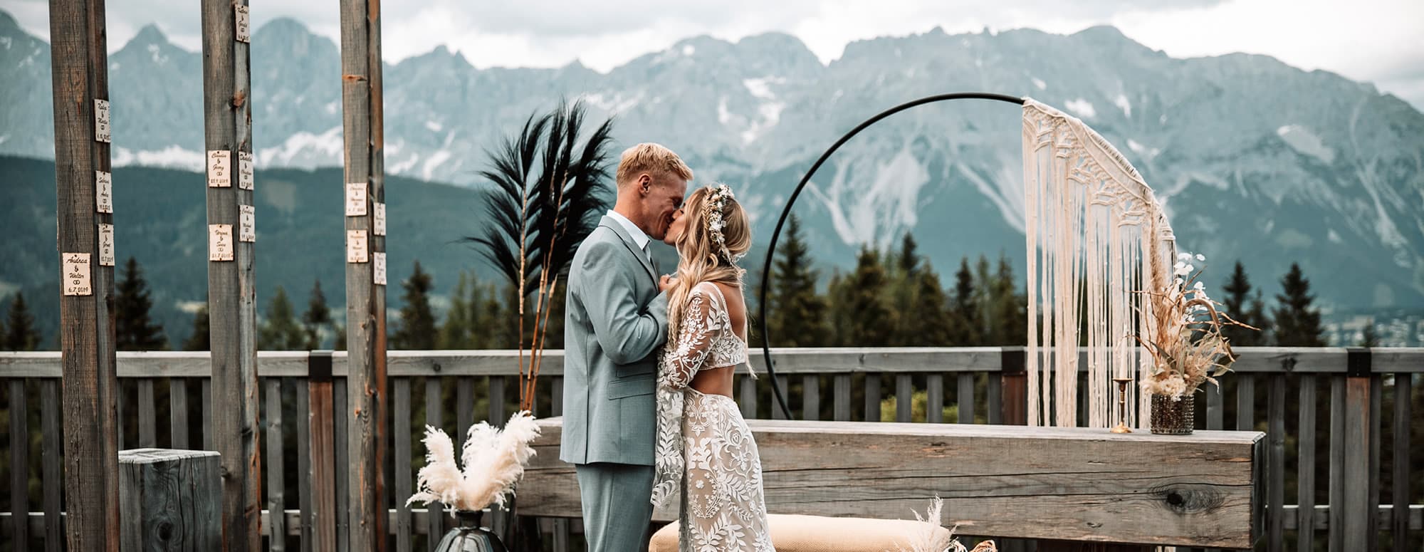 Hochzeit feiern in der Almwelt Austria auf der Reiteralm