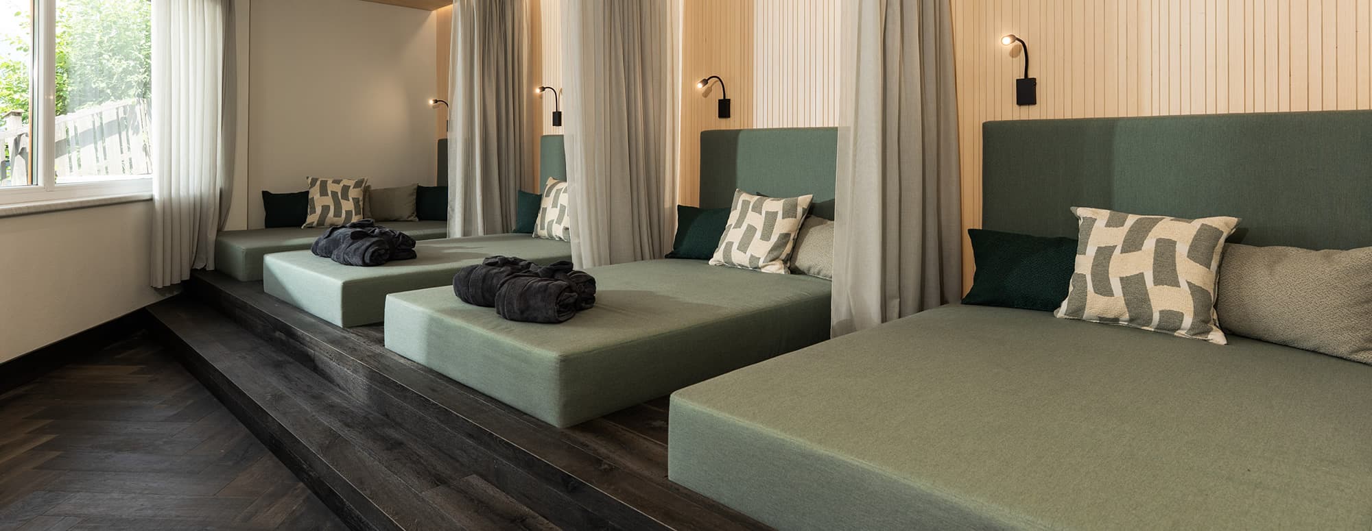 Relax in the spa area in the Alpin Style Adults Only Hotel Erzherzog Johann