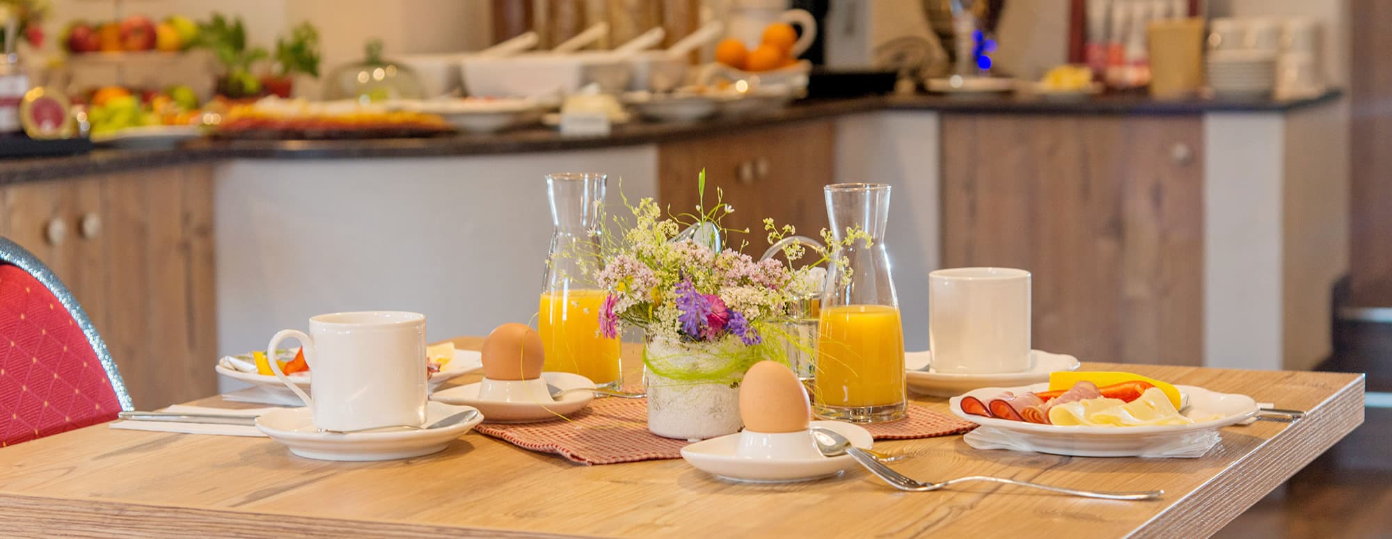 Frühstücken im Landhaus Hubertus