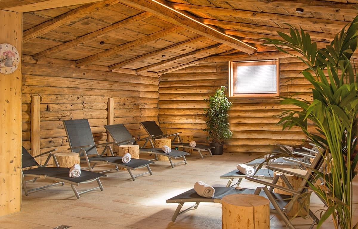 Sauna and wellness area