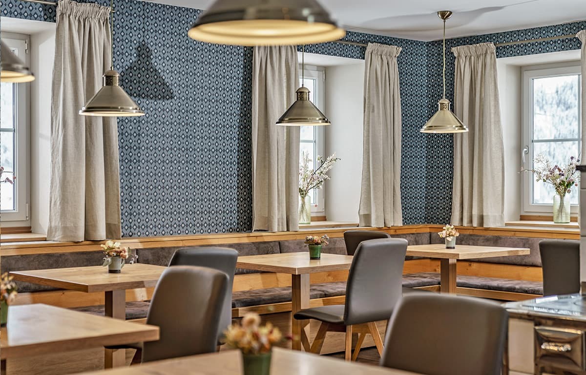 Breakfast room in the country house