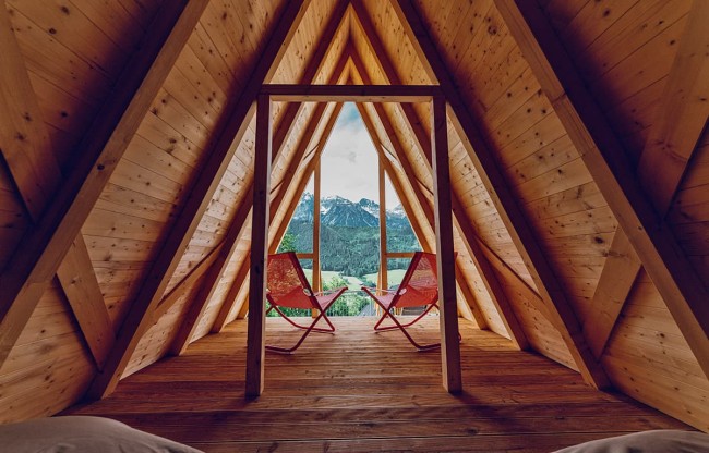 View from the garden house