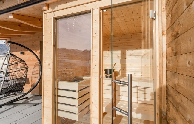 Sauna on the terrace