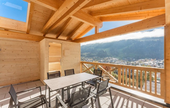 Sauna in each apartment