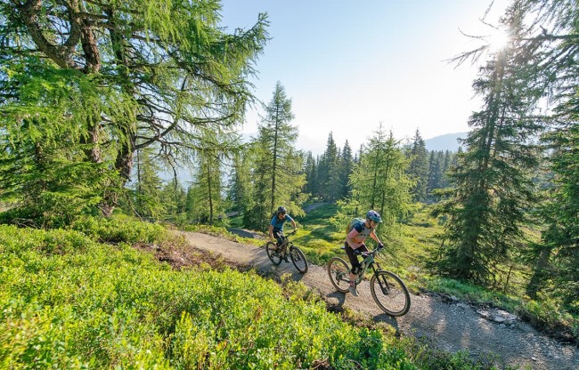 Uphill Flowtrail im Bikepark Schladming © Schladming-Dachstein | Christoph Oberschneider