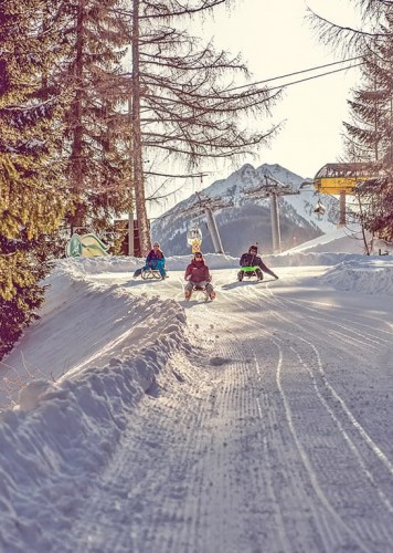 Rodelfahrt von der Hochwurzen Rodelbahn © Schladming-Dachstein | Peter Lugosi