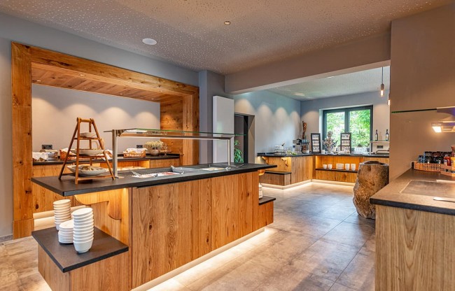 Breakfast buffet at Stadtvilla Schladming