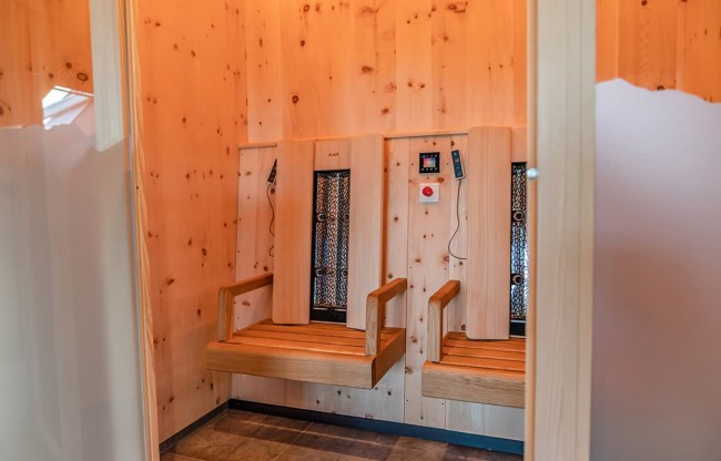 Infrared cabin to relax