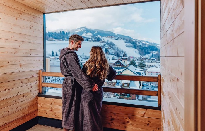 Sky spa with a scenic view